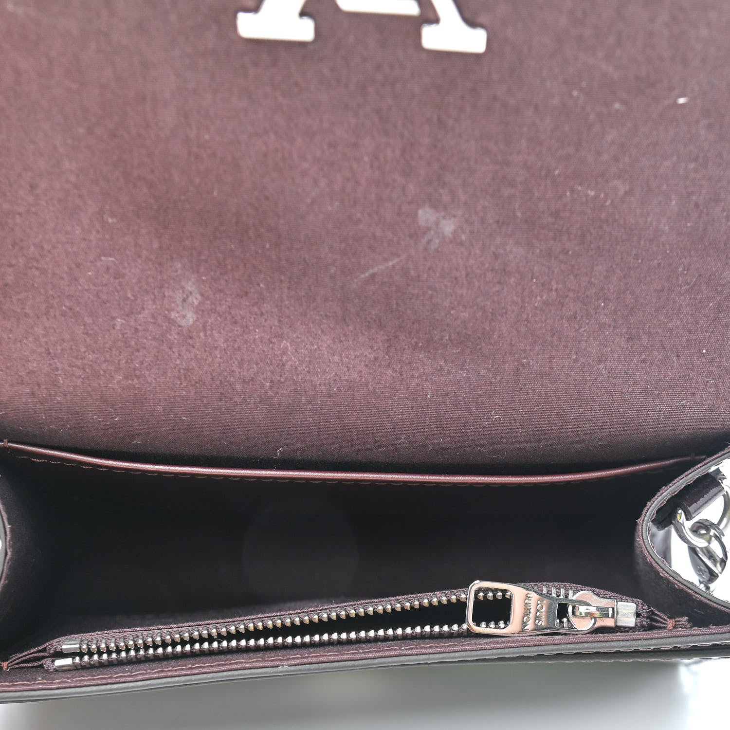 Louis Vuitton Patent Louise PM Chain Clutch Black 4 of 7