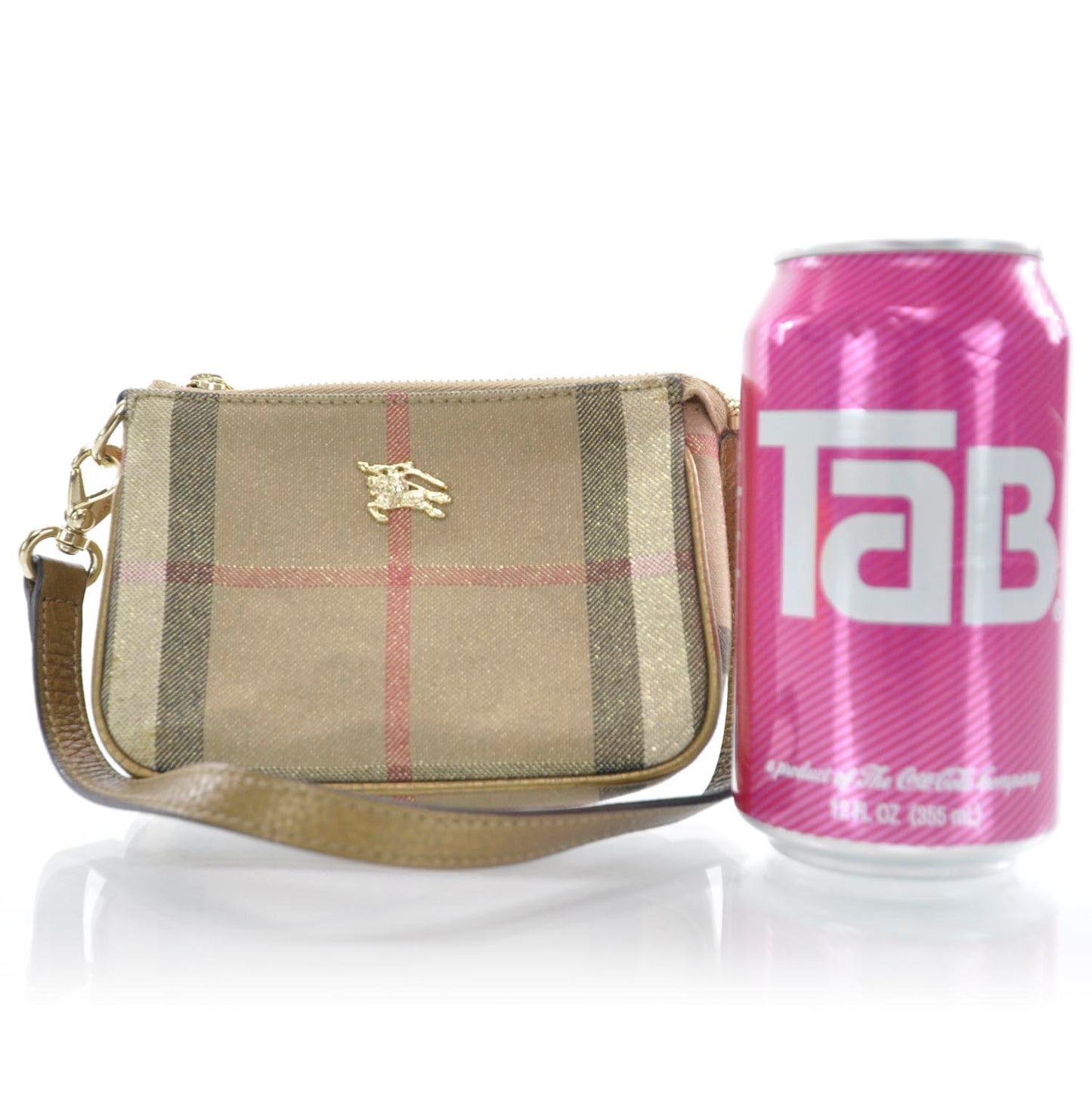 Shimmer Check Coin Purse Pouch