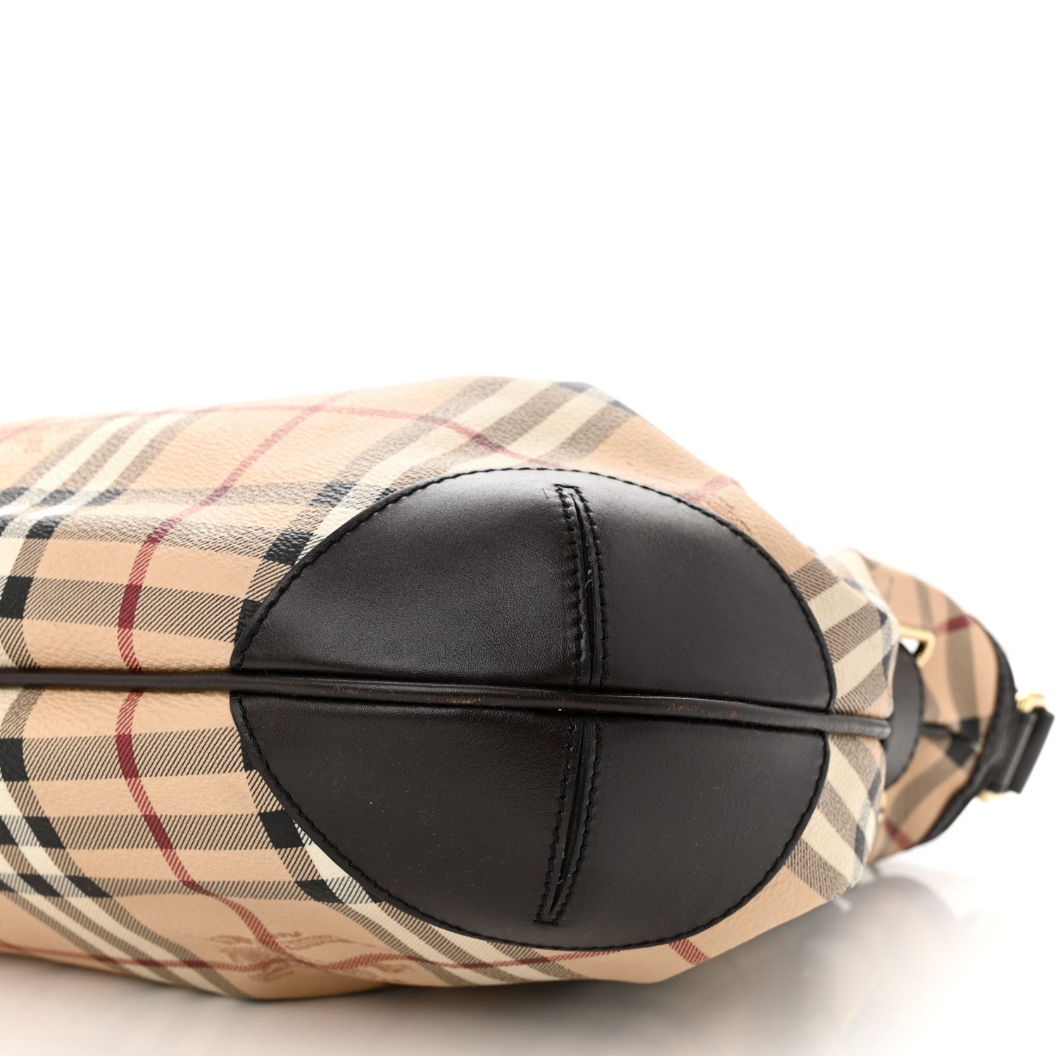 Burberry Haymarket Check Medium Willenmore Hobo Chocolate 11 of 14