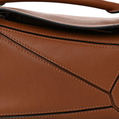 Loewe Calfskin Mini Puzzle Bag Tan 7 of 9