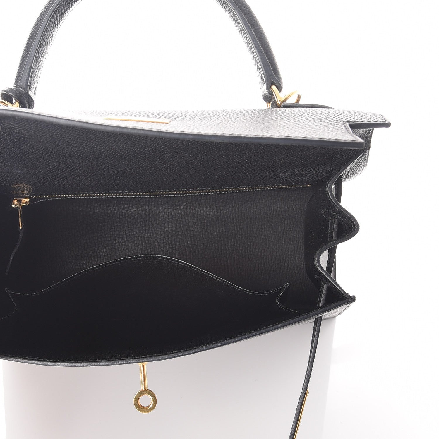 Hermes Epsom Kelly Sellier 25 Black 29 of 41