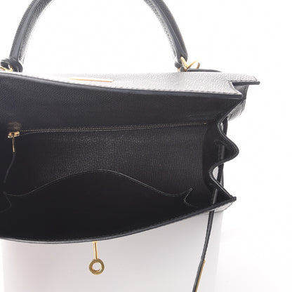 Hermes Epsom Kelly Sellier 25 Black 29 of 41