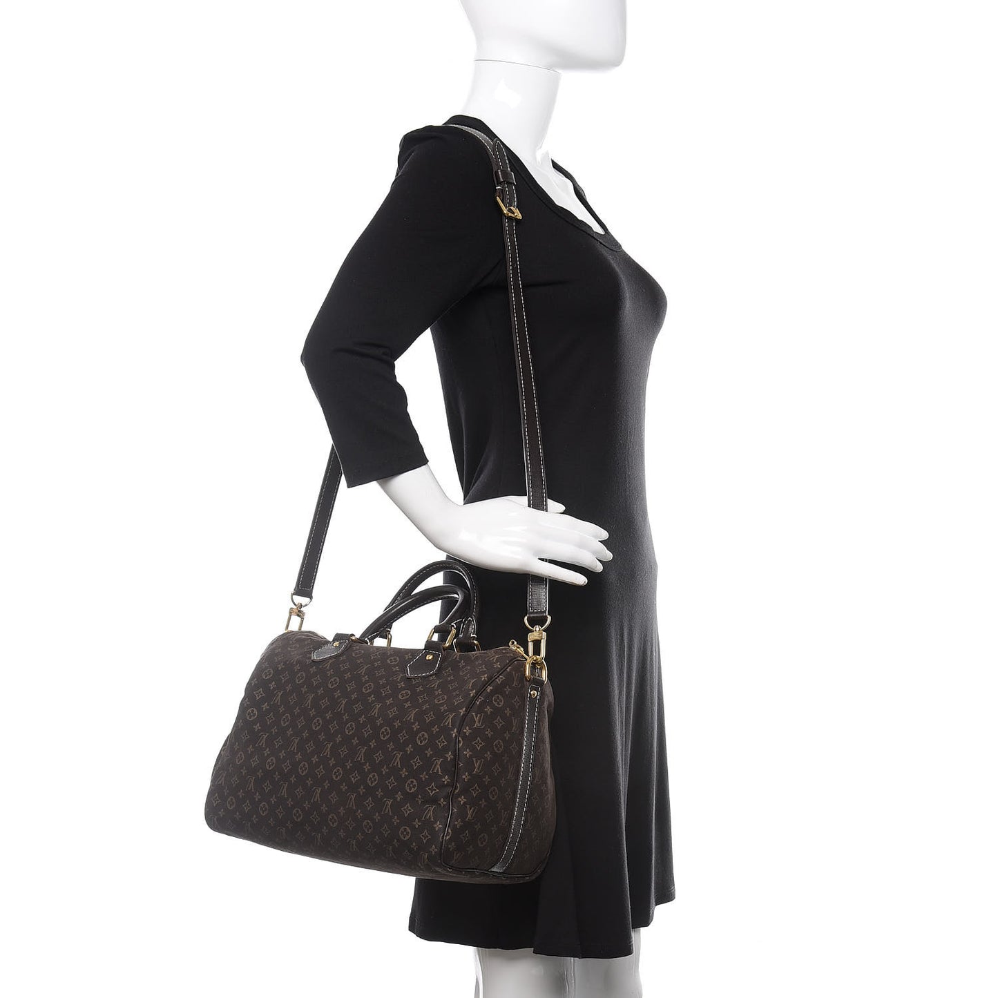 Monogram Idylle Speedy Bandouliere 30 Fusain