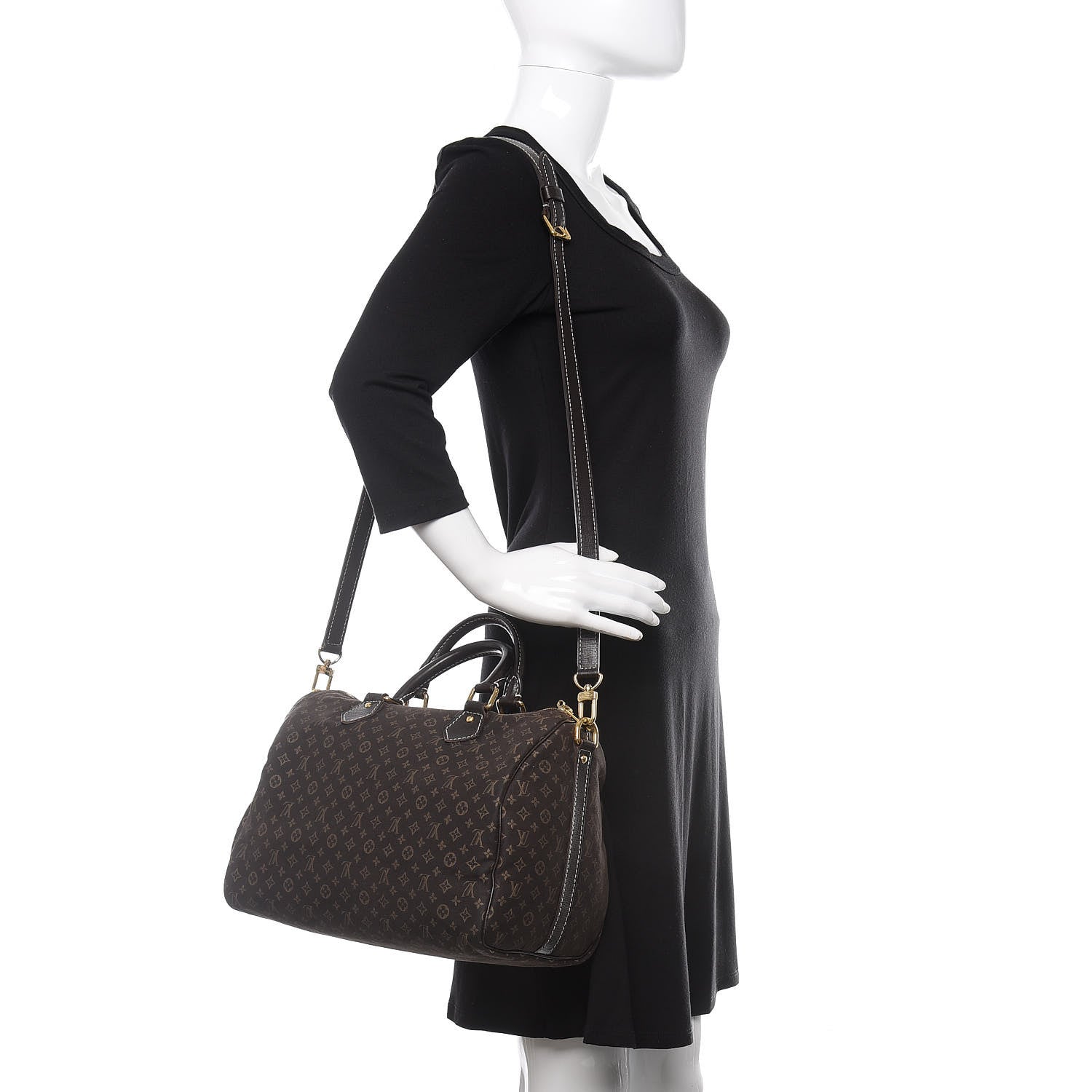 Louis Vuitton Monogram Idylle Speedy Bandouliere 30 Fusain 2 of 10