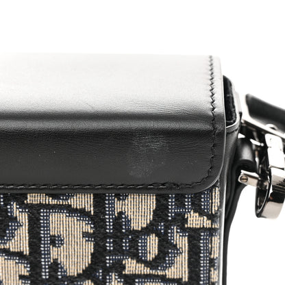 Christian Dior Oblique Calfskin Vertical Pouch Black 10 of 11