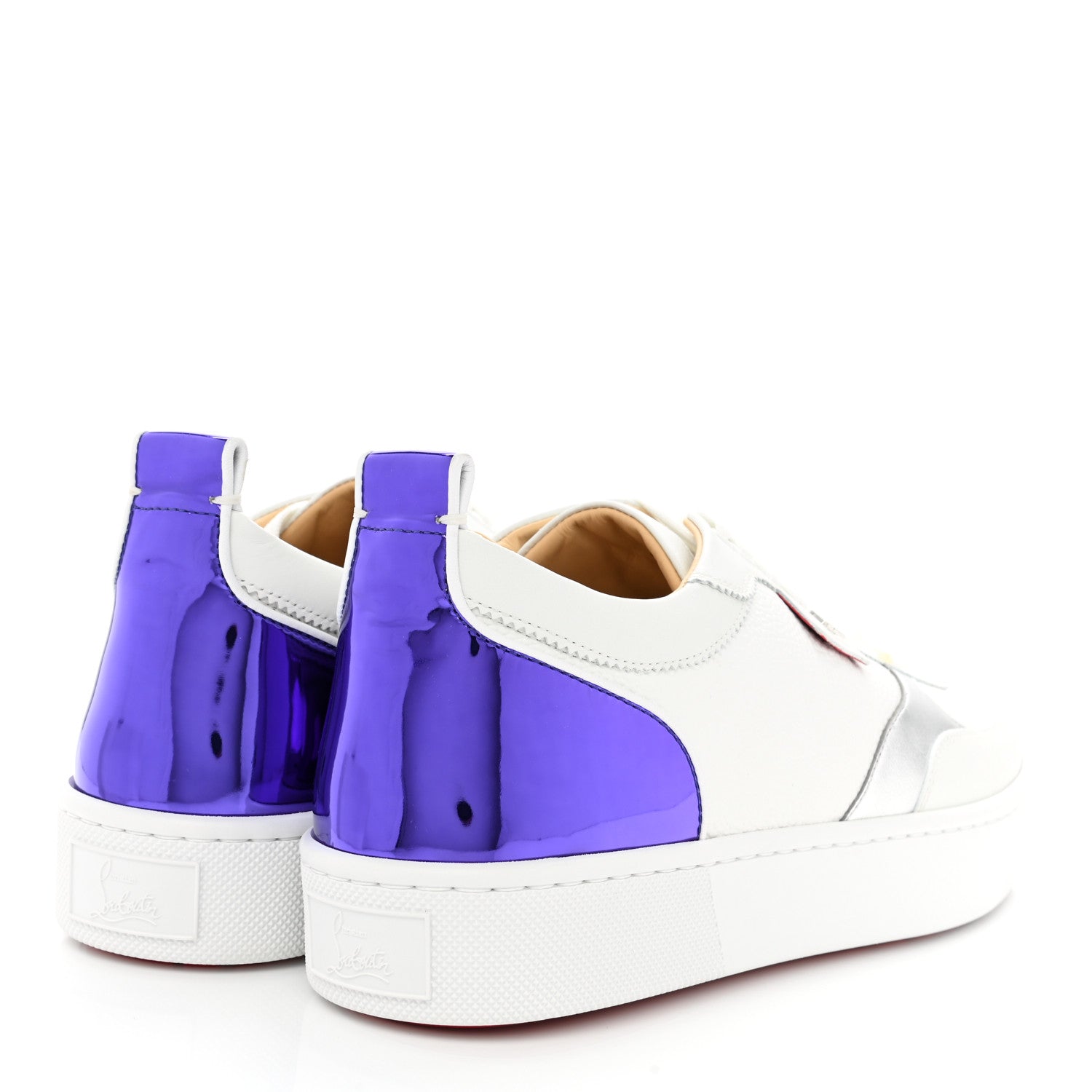 Christian Louboutin Canvas Simplerui Flat Sneakers 44.5 White 4 of 7
