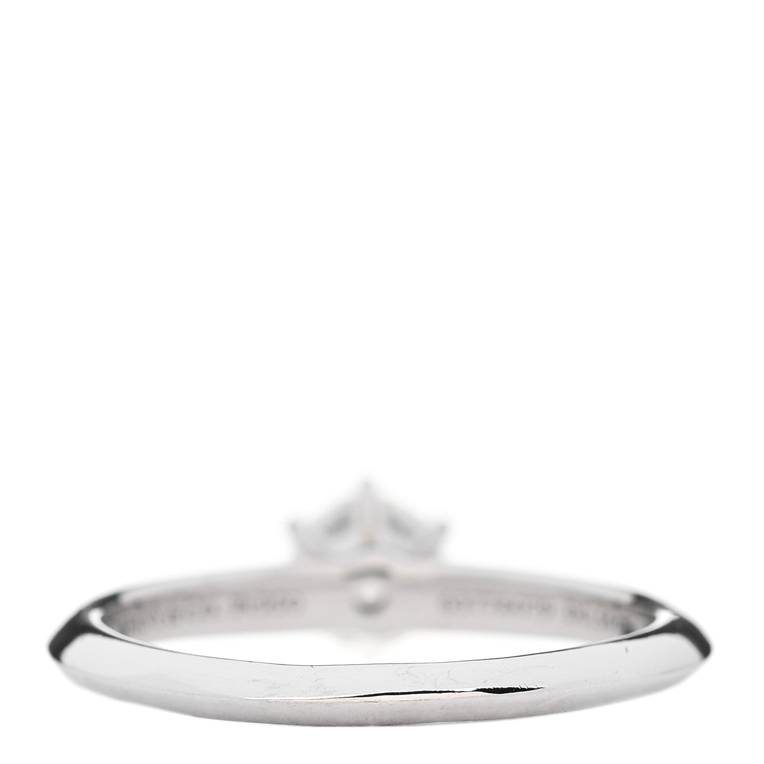 Tiffany Platinum Diamond .56ct Solitaire Engagement Ring 53 6.5 4 of 6