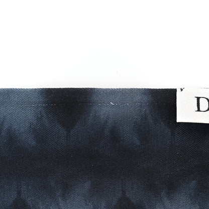 Christian Dior Silk Kaleidioroscopic Mitzah Scarf Blue 7 of 10