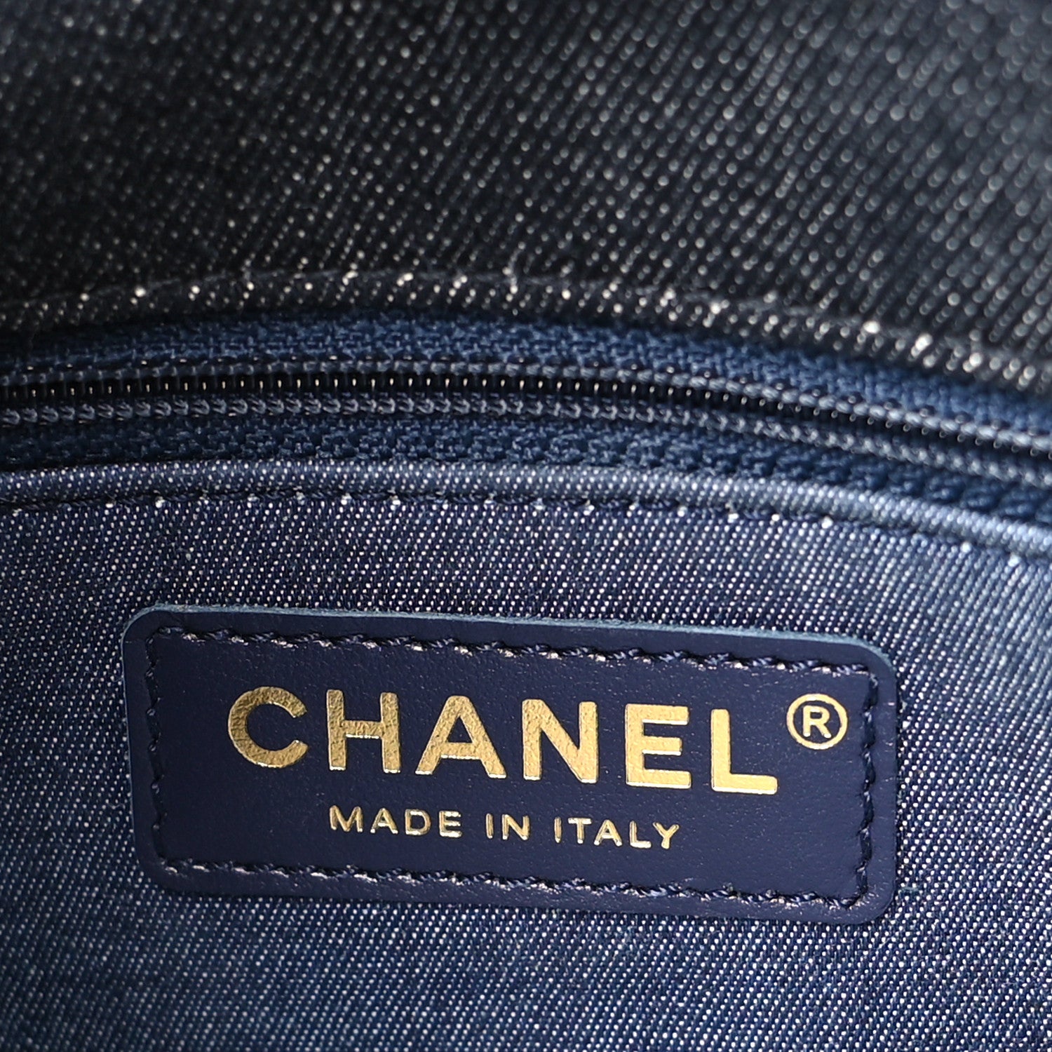 Chanel Denim Quilted Medium Funky Town Flap Black 6 of 9