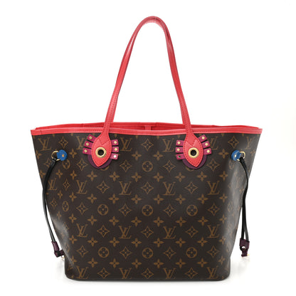 Louis Vuitton Monogram Totem Neo Neverfull MM Flamingo 3 of 12