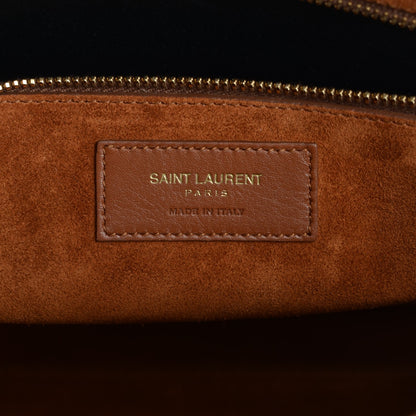 Saint Laurent Calfskin Large Sac De Jour Carryall Cognac 6 of 7