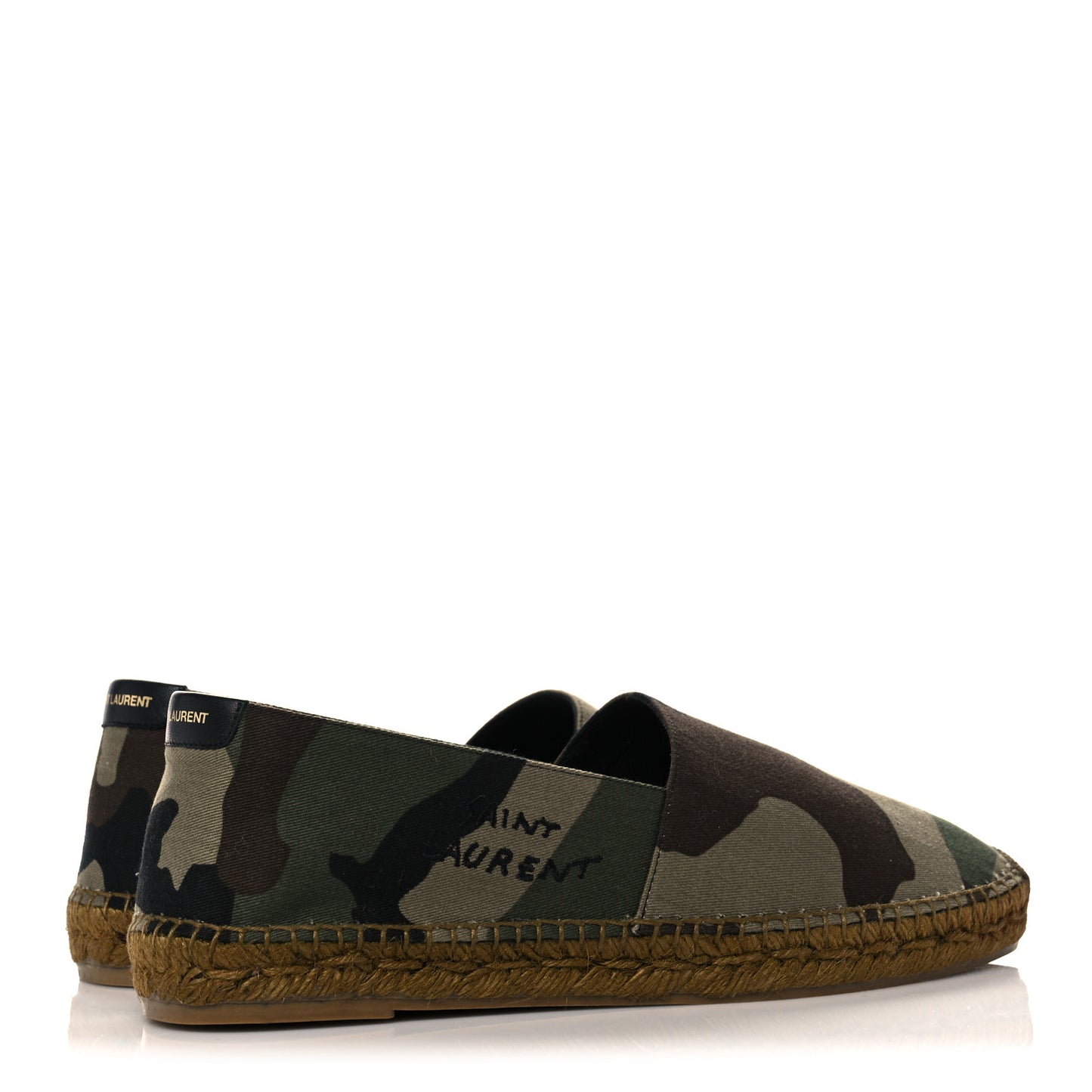 Canvas Camouflage Espadrilles 41 Kaki Black