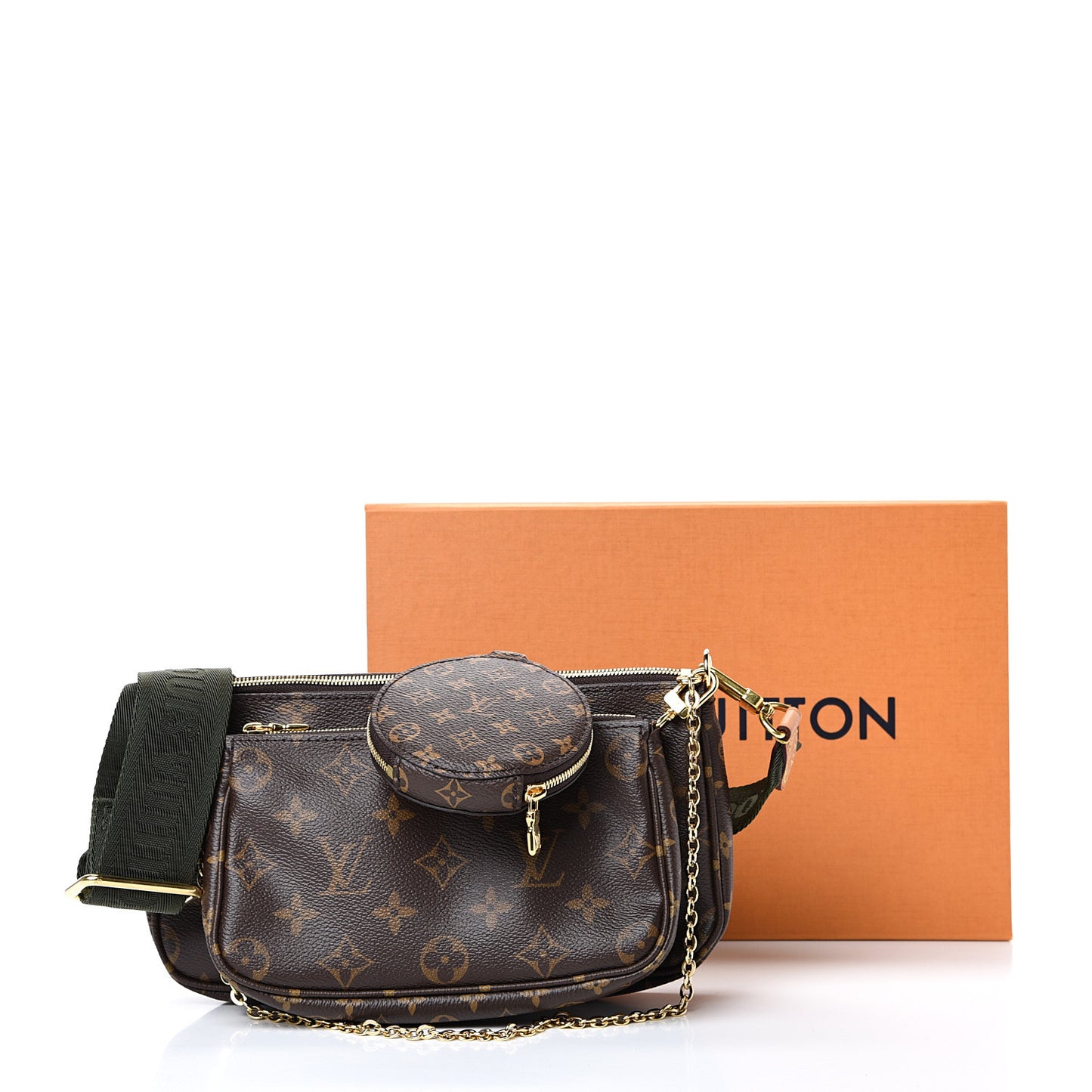 Monogram Multi Pochette Accessories Kaki