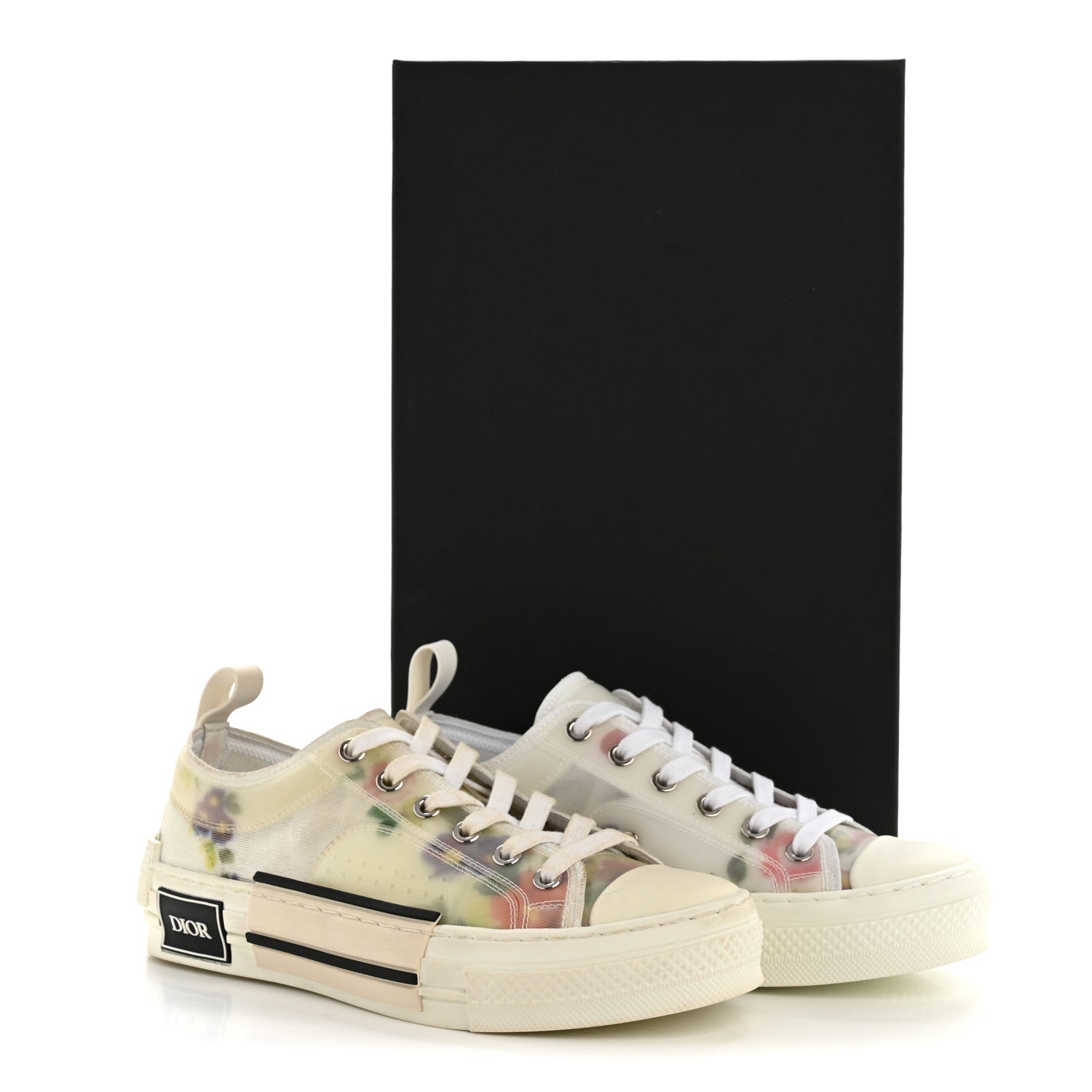 Christian Dior Technical Canvas Floral B23 Low Top Sneakers 36