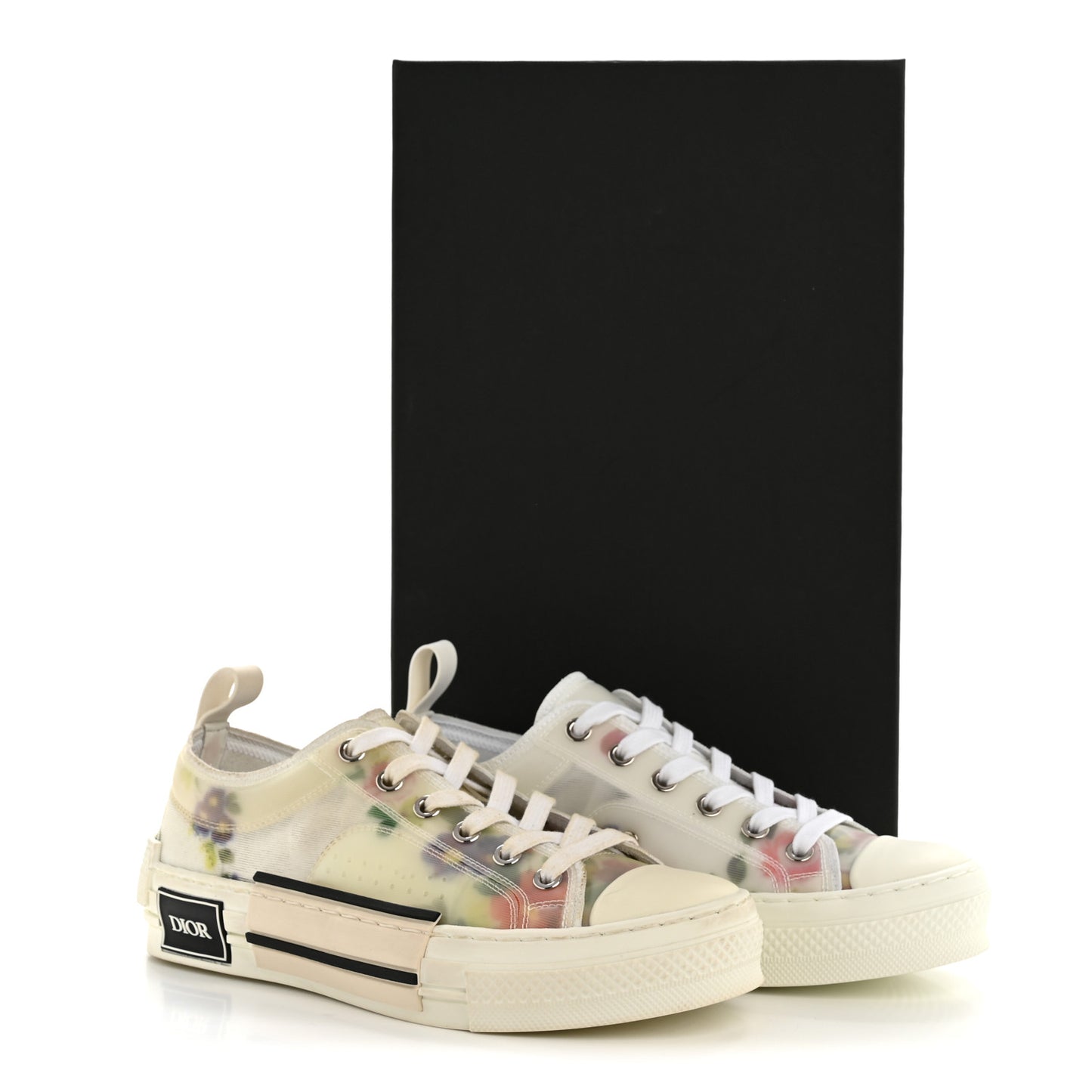 Technical Canvas Floral B23 Low Top Sneakers 36 White Multicolor