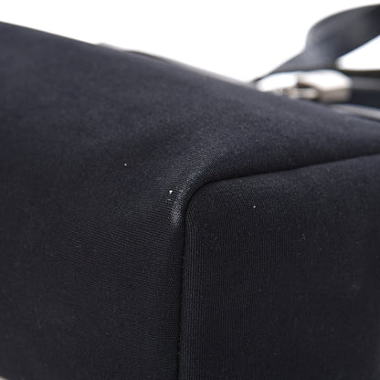 Hermes Toile Vache Calfskin Herbag 30 PM Black Natural 28 of 30
