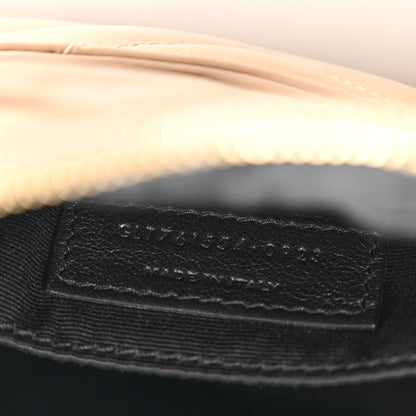 Saint Laurent Calfskin Matelasse Monogram Lou Camera Bag Dark Beige 7 of 13