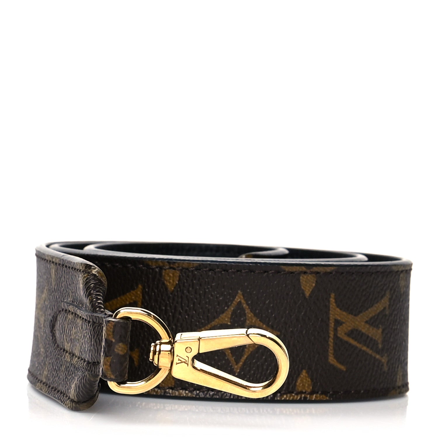 Louis Vuitton Monogram Bandouliere Shoulder Strap Black 1 of 8