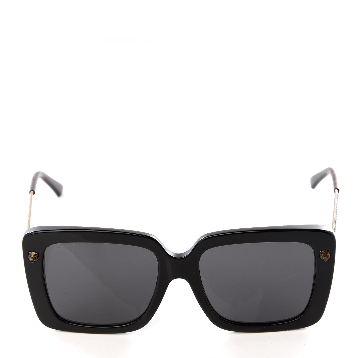 Oversize Square Sunglasses GG0216SA Black