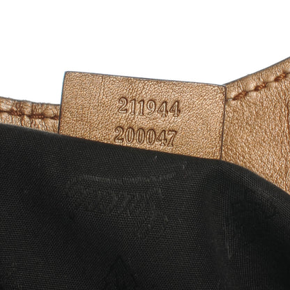 Gucci Metallic Guccissima Medium Sukey Tote Bronze 7 of 7