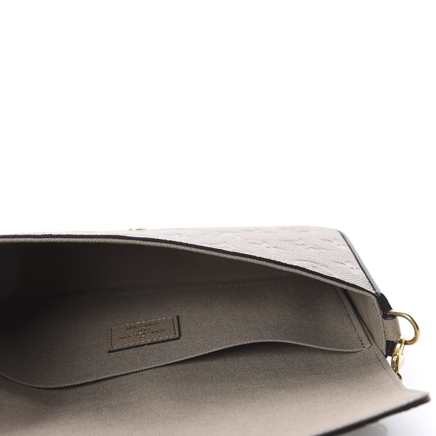 Louis Vuitton Empreinte Pochette Felicie Chain Wallet Tourterelle 4 of 10