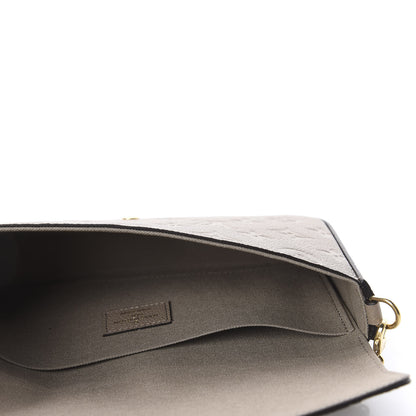 Louis Vuitton Empreinte Pochette Felicie Chain Wallet Tourterelle 4 of 10