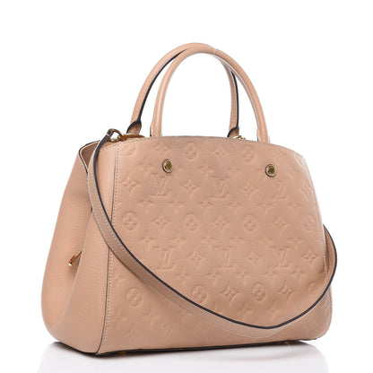 Louis Vuitton Empreinte Montaigne MM Papyrus 3 of 11