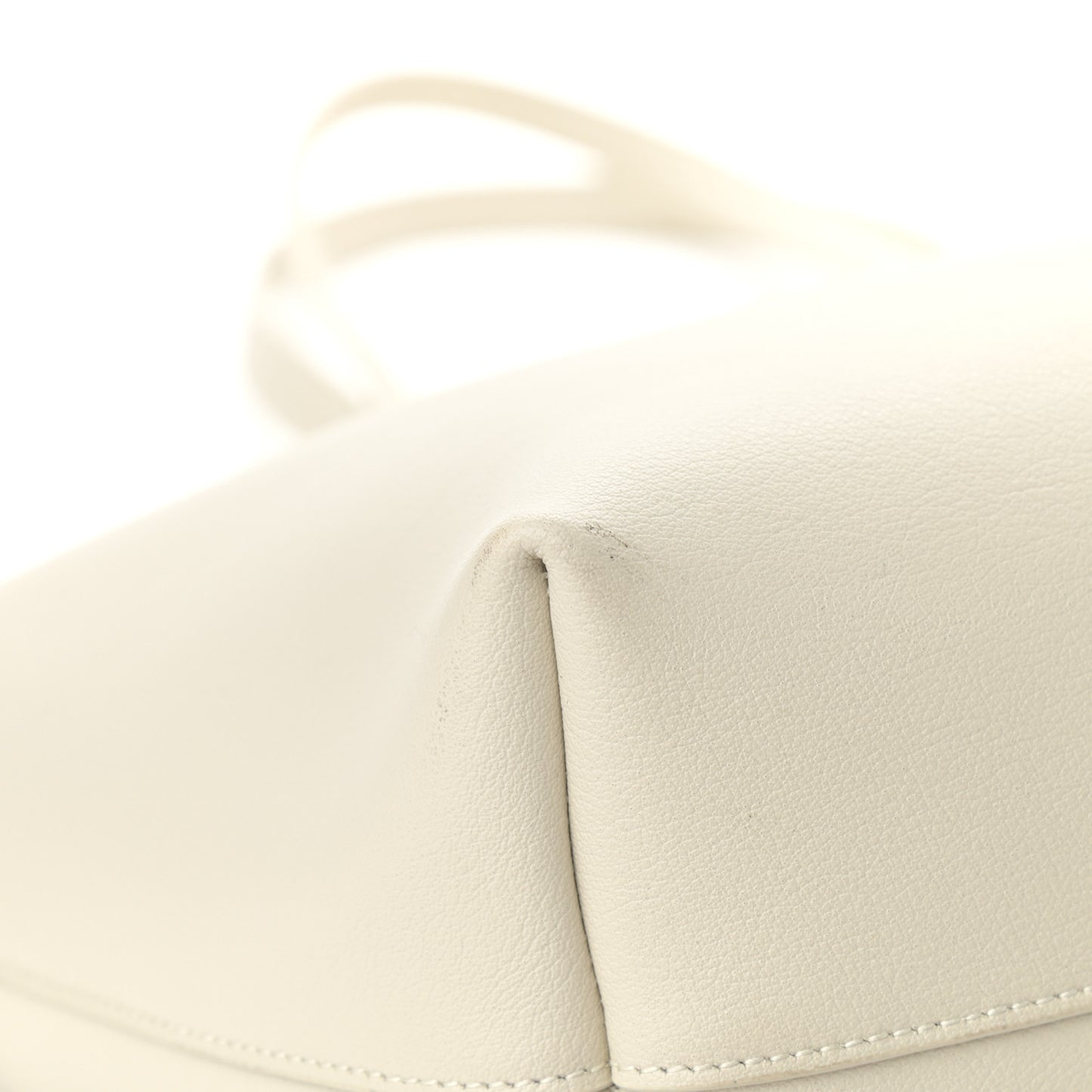 Calfskin Large Shopping Tote Porcellana