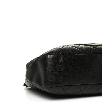Chanel Caviar Quilted CC Timeless Soft Tote Black 9 of 11