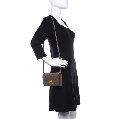 Hermes Epsom Constance Long To Go Wallet Etoupe 2 of 9
