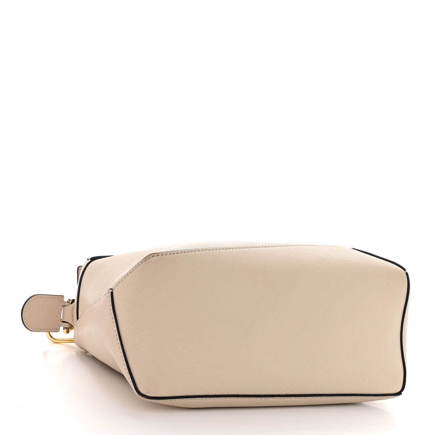 Goatskin Small Puzzle Edge Bag Angora