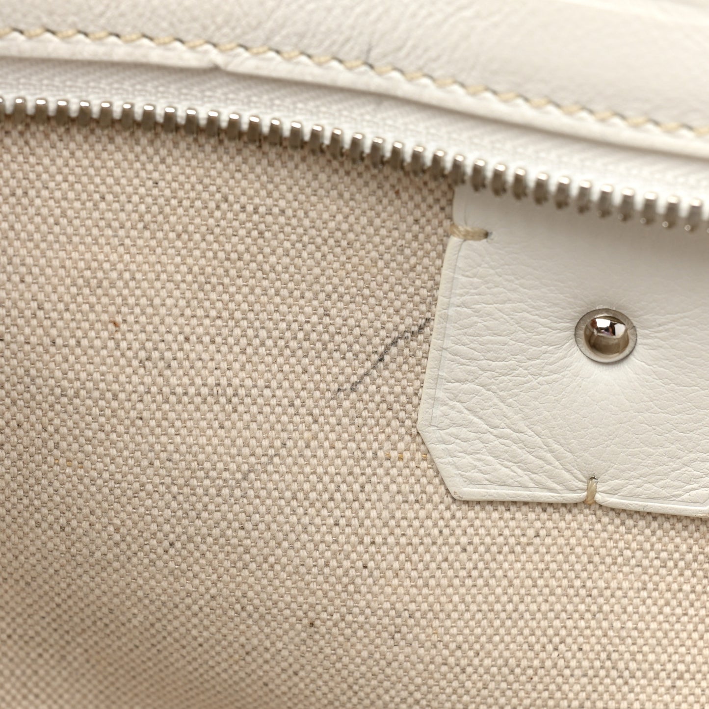 Goyardine Marquises Tote White