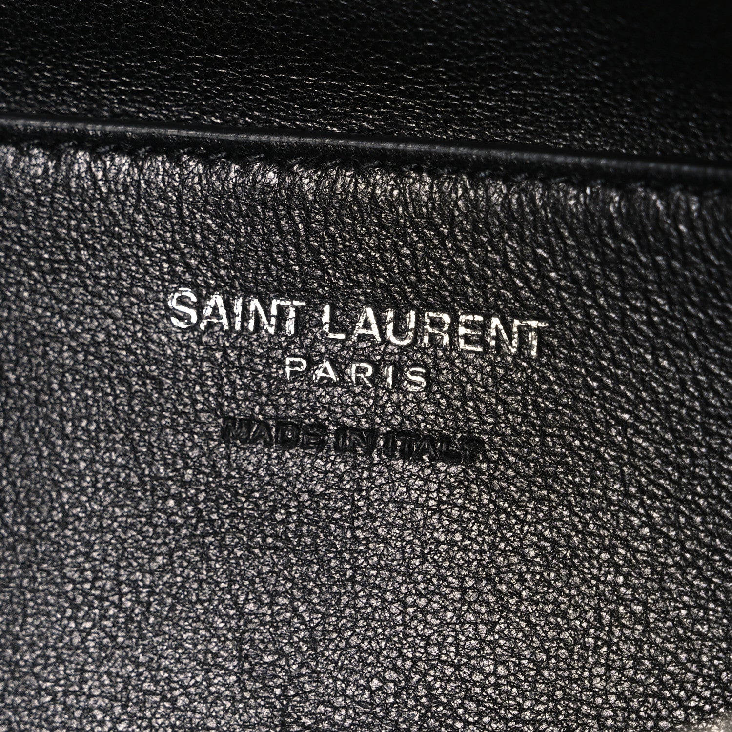 Saint Laurent Lambskin Large Puffy Pouch Black 6 of 7