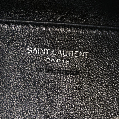 Saint Laurent Lambskin Large Puffy Pouch Black 6 of 7