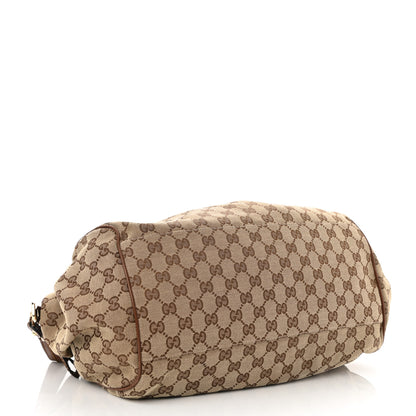 Gucci Monogram Medium Sukey Boston Brown 4 of 10