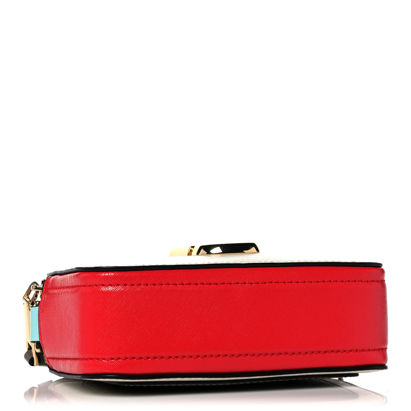 Saffiano Small Snapshot Camera Bag Porcelain Multi