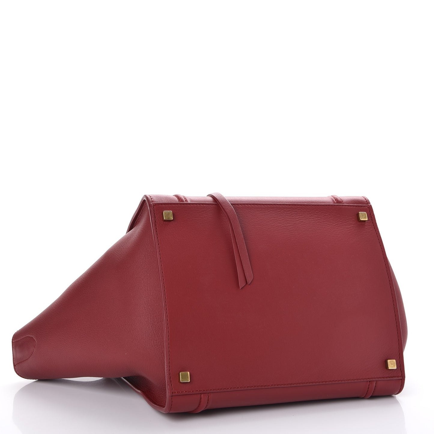 Supple Calfskin Medium Phantom Luggage Red