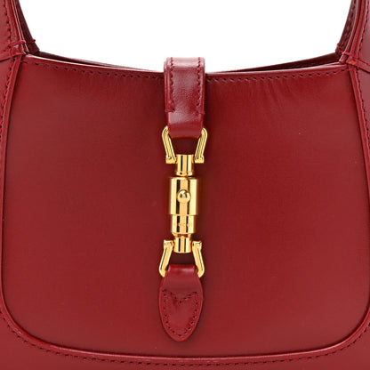 Gucci Boarded Dyana Lux Calfskin Mini Jackie 1961 Hobo New Cherry Red 8 of 10