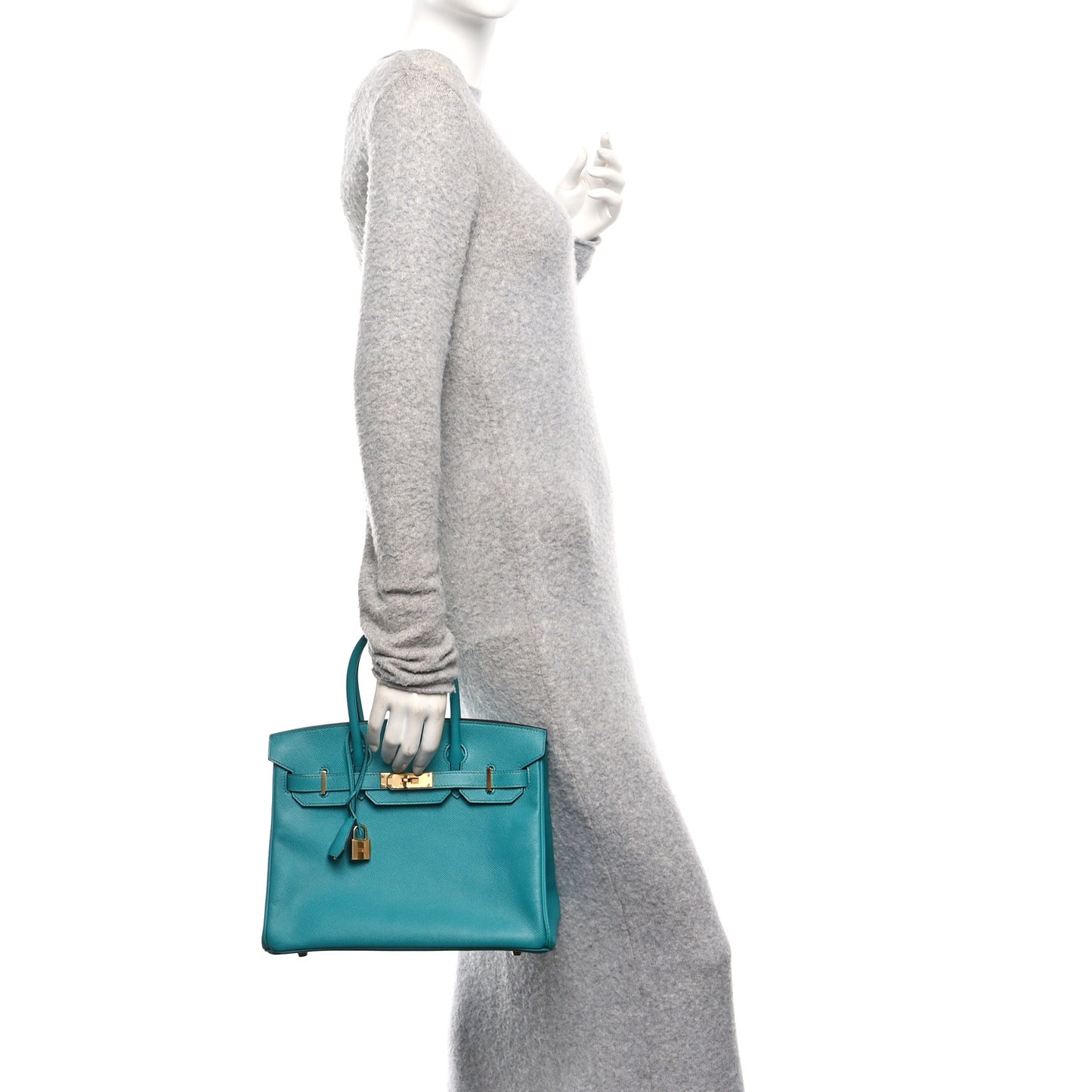 Epsom BIRKIN 30 Bleu Paon