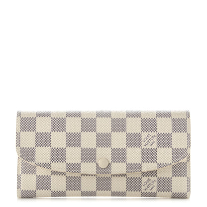 Louis Vuitton Damier Azur Emilie Wallet 1 of 7