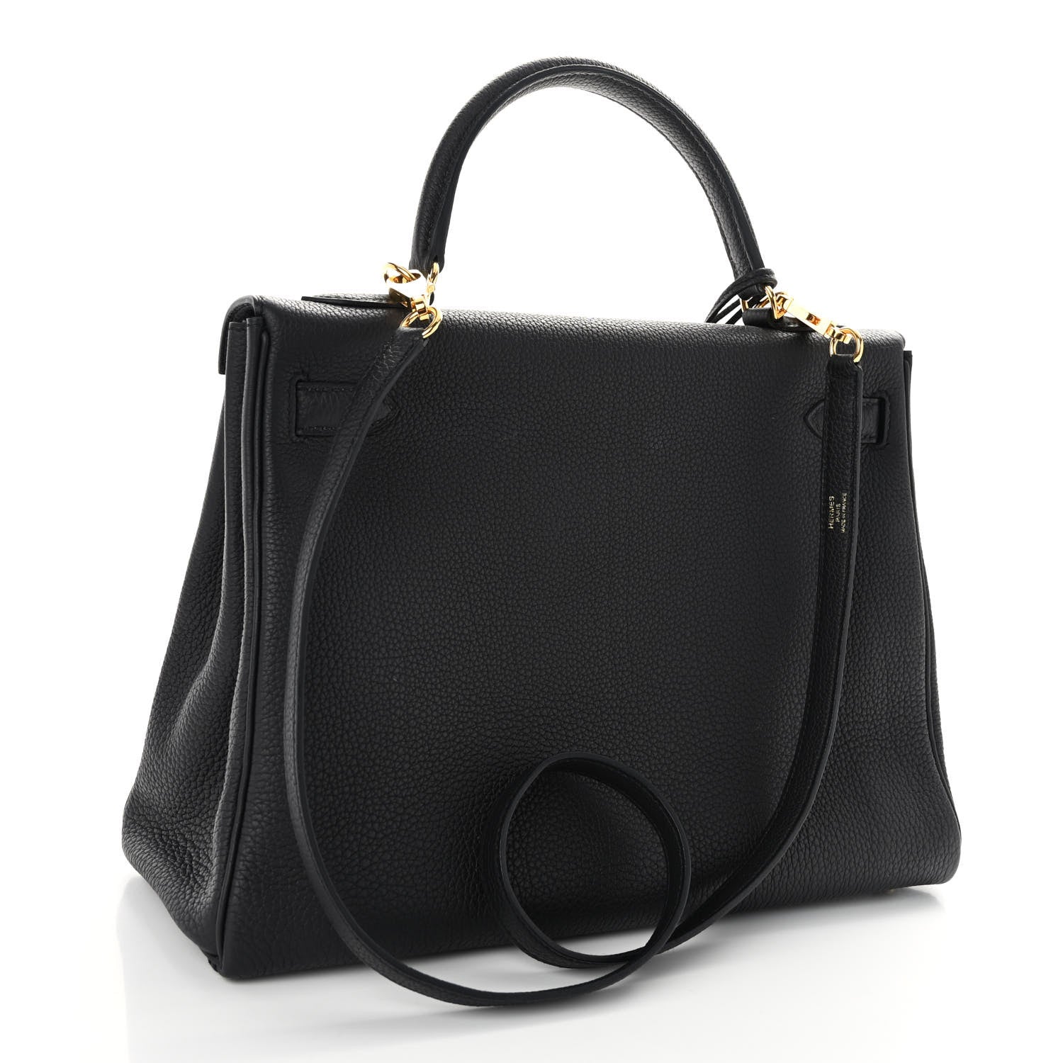 Hermes Togo Kelly Retourne 32 Black 3 of 11
