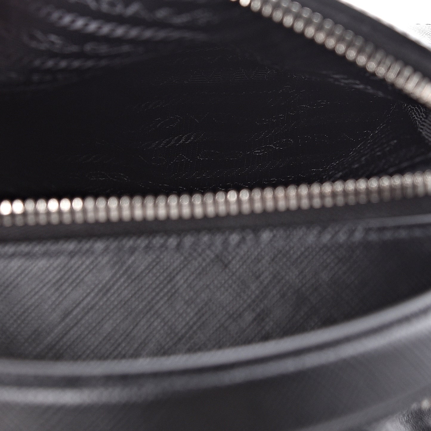 Saffiano Travel Brique Crossbody Messenger Bag Black