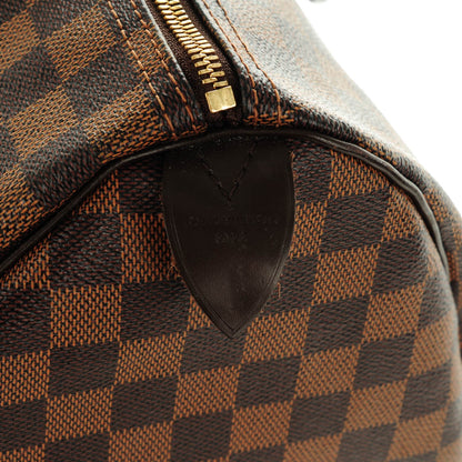 Louis Vuitton Damier Ebene Speedy 35 6 of 9