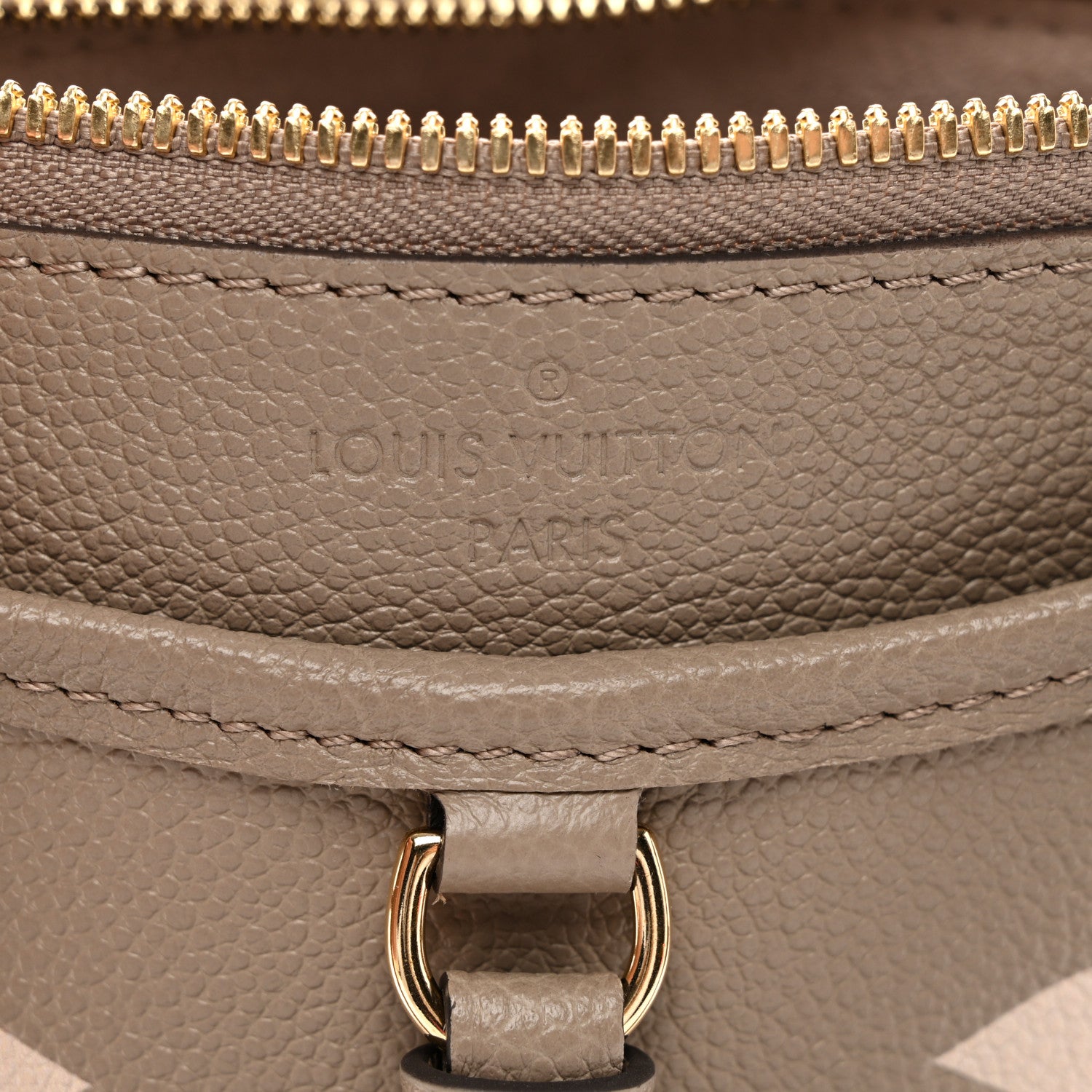 Louis Vuitton Empreinte Monogram Giant Trianon PM Tourterelle Creme 6 of 9
