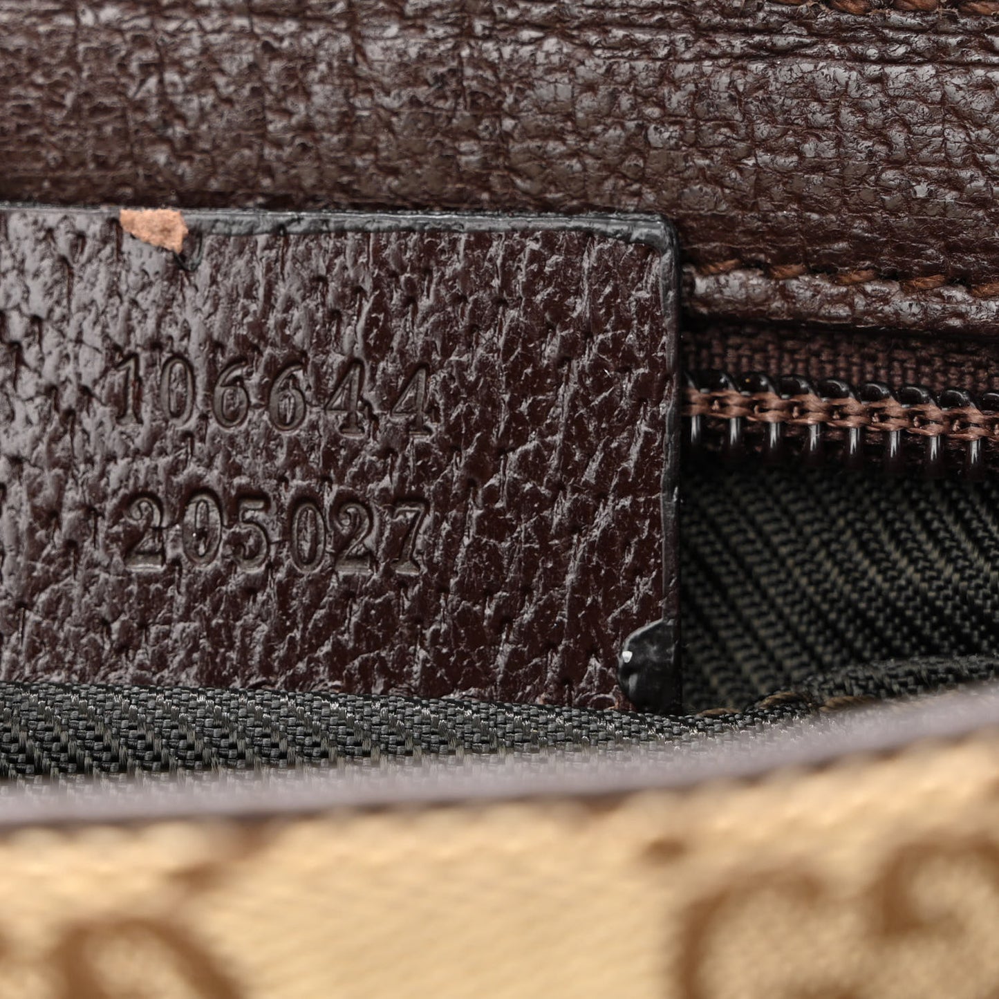 Monogram Shoulder Bag Dark Brown