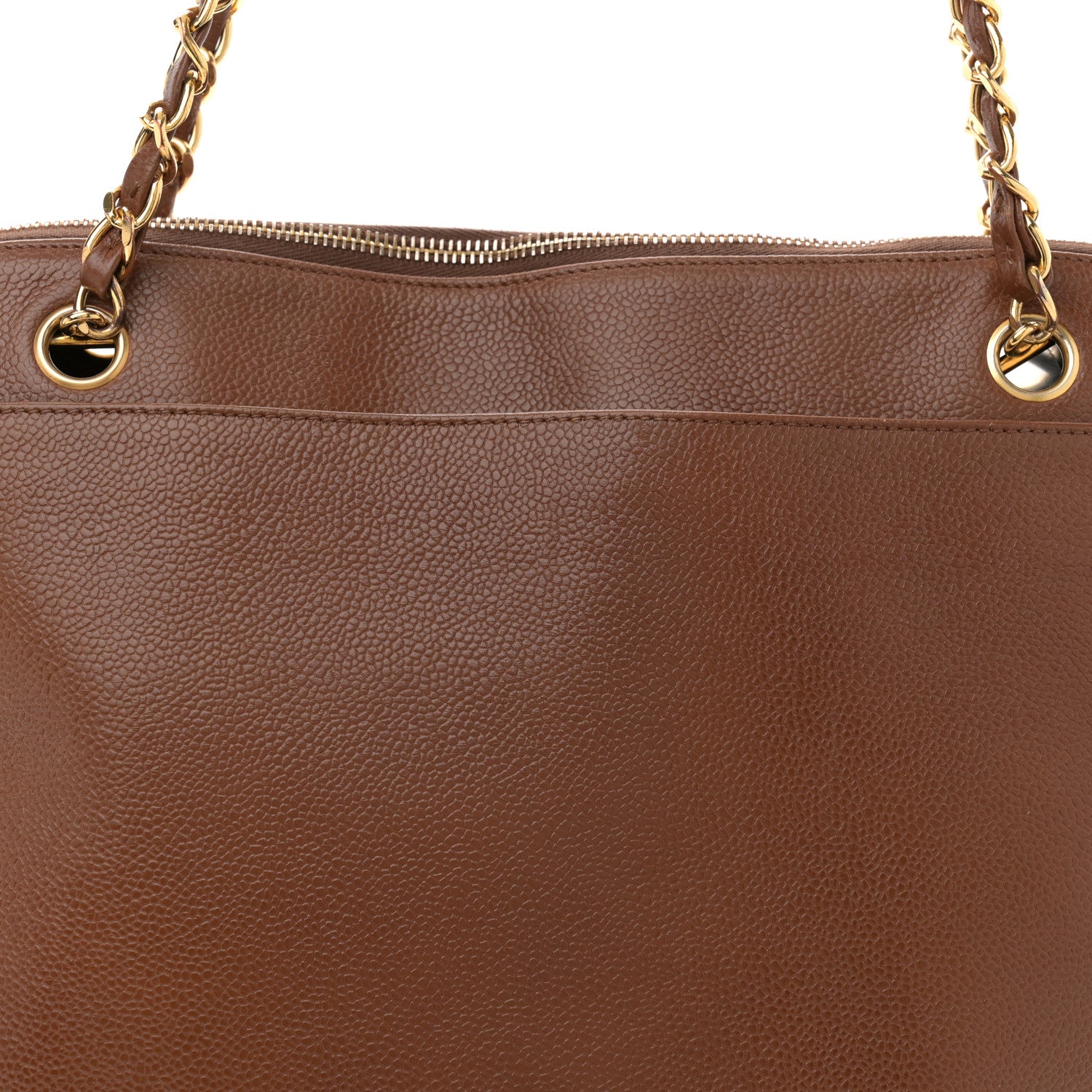 Chanel Caviar CC Shoulder Bag Brown 8 of 14