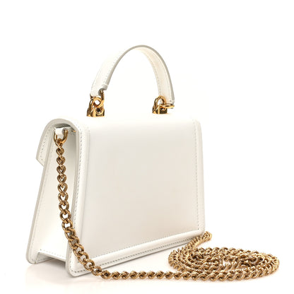 Dolce & Gabbana Smooth Calfskin Small Devotion Envelope Top Handle Bag White 2 of 10