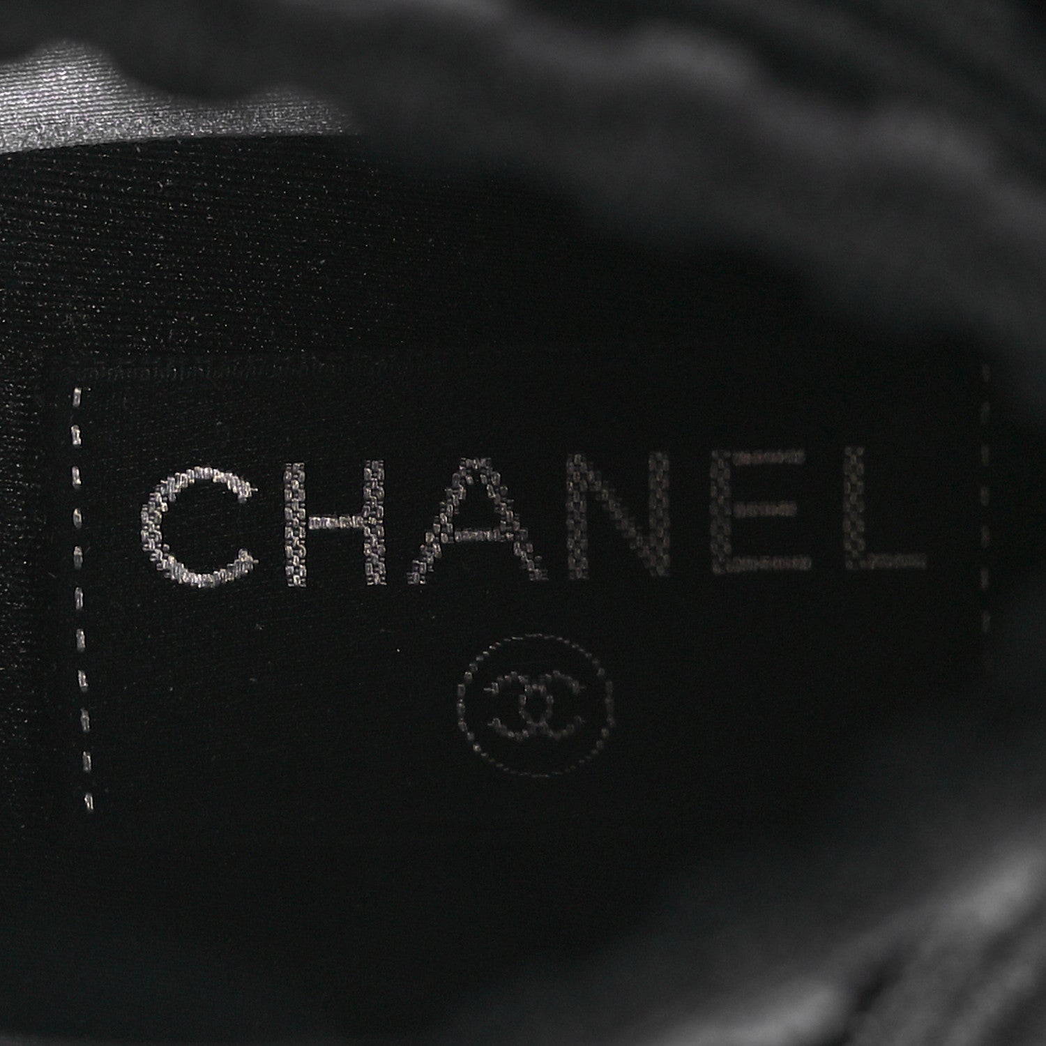 Chanel Stretch Fabric CC Sneakers 37 Black 7 of 7