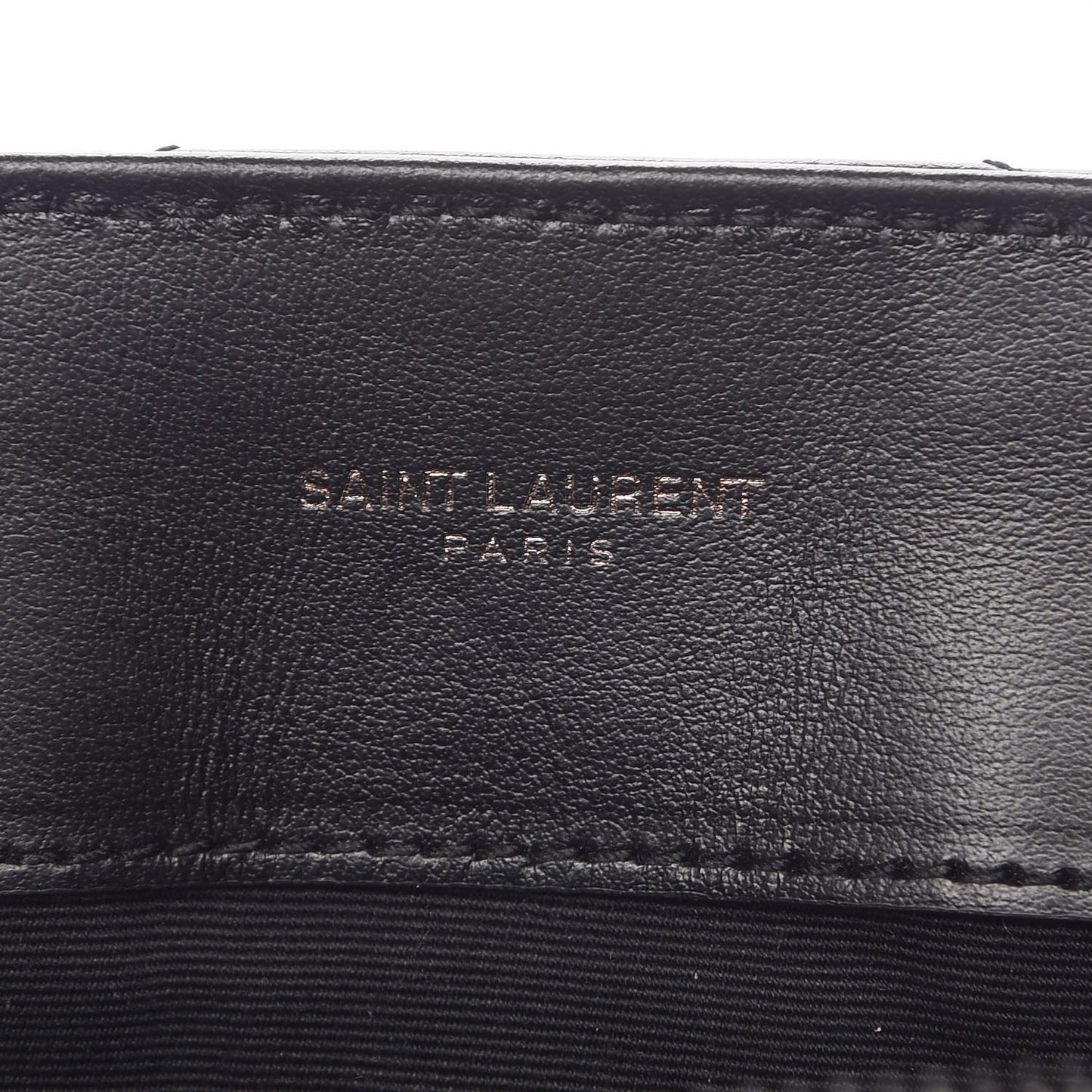 Calfskin Y Quilted Monogram Medium Loulou Chain Satchel Black