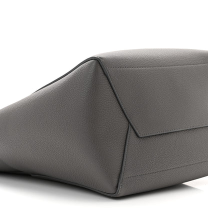 Celine Soft Grained Calfskin Sangle Bucket Bag Grey 8 of 10